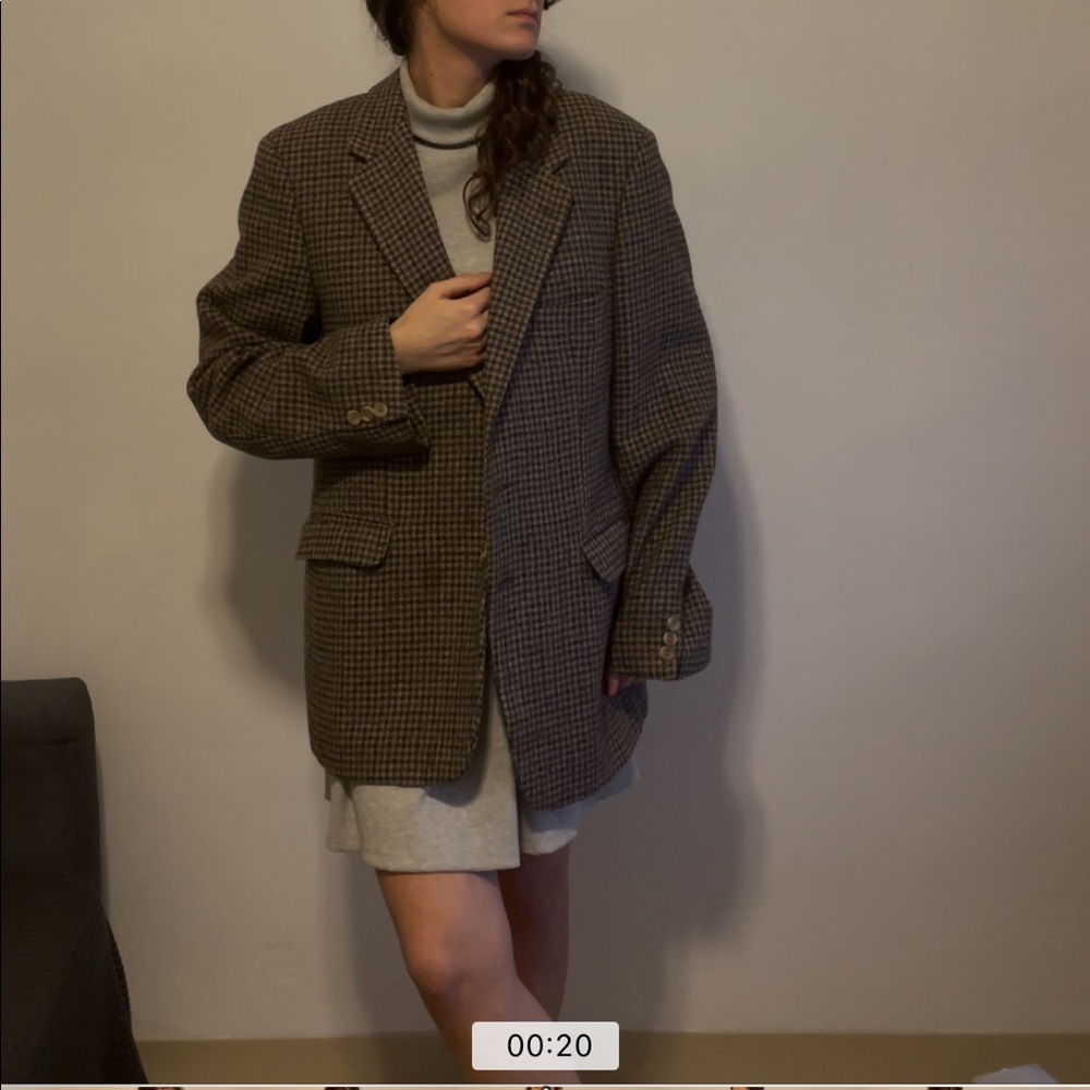 Vintage 100% wool jacket made in Poland